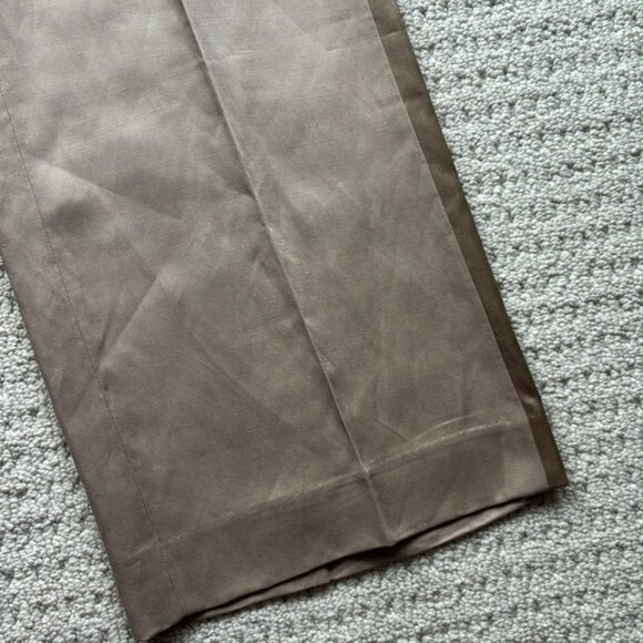 Banana Republic NWT Women’s Beige Linen Wide Leg Pants Size 8P x 30” Inseam NEW - Picture 4 of 13